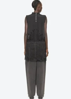 Adelina Battenberg lace vest