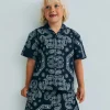 Aster Bermuda Kids Bandana Print