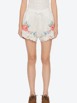 Astrid Embroidery Shorts