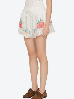 Astrid Embroidery Shorts