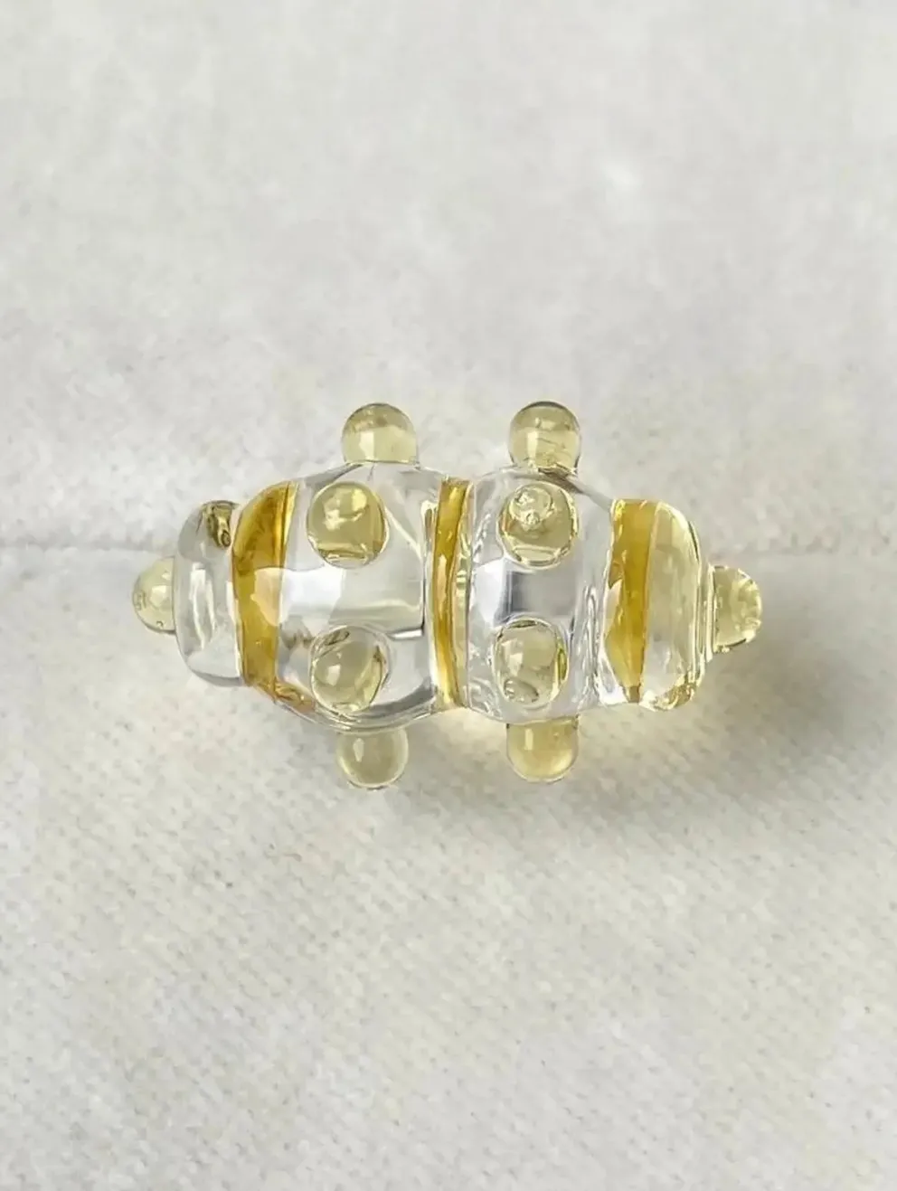 Atomic Sugar Glass Ring