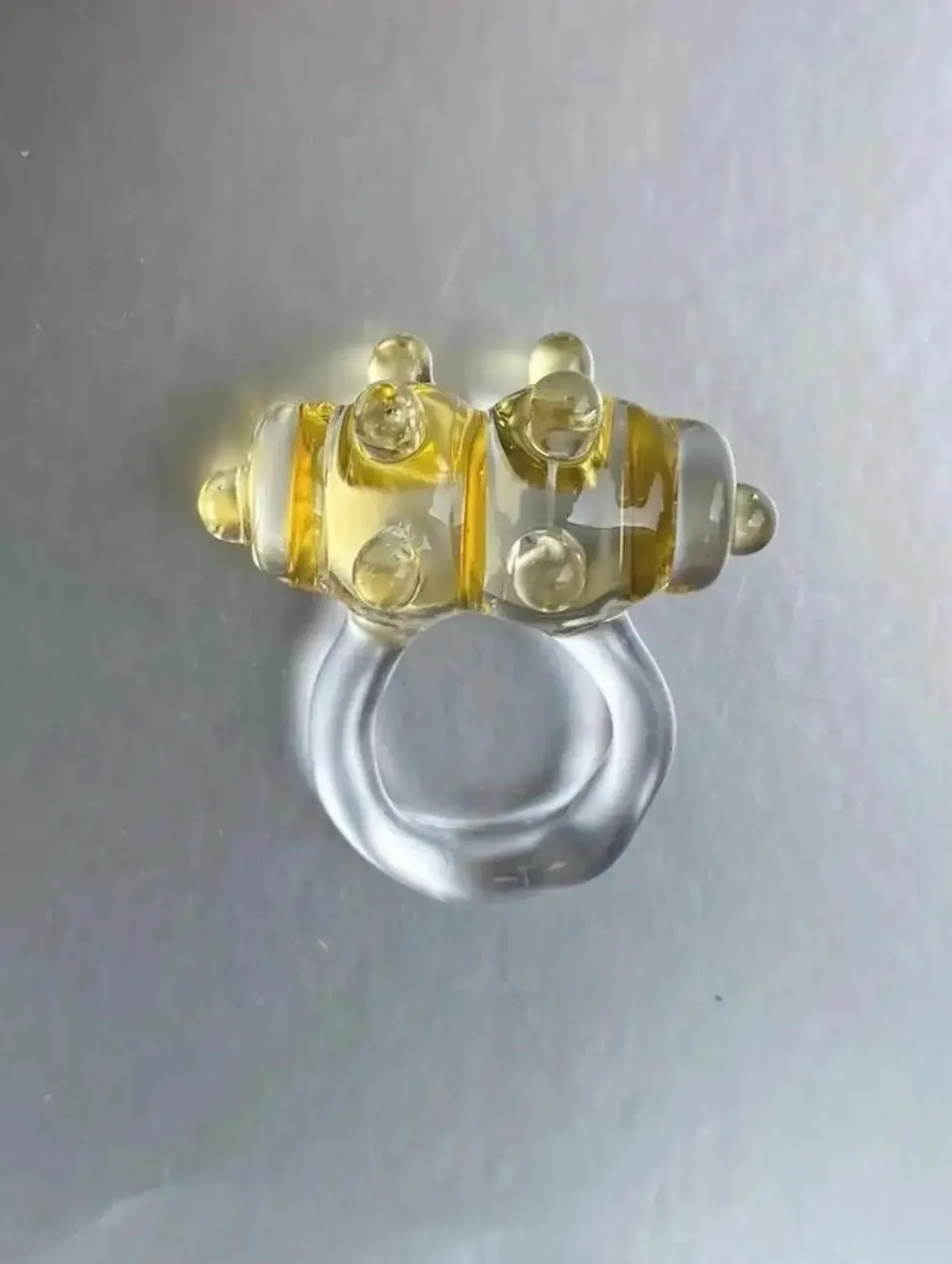 Atomic Sugar Glass Ring