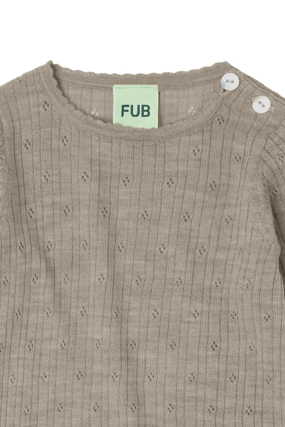 Baby Pointelle Merino Body