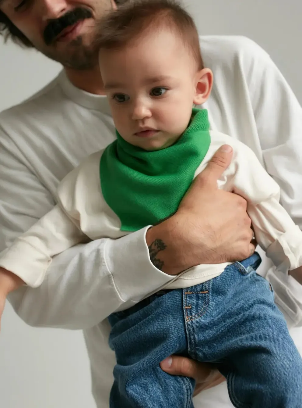 Bandana z wełny merino Fine