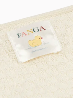 Bawełniany kocyk Fanga Venti Pointelle Blanket