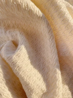 Bawełniany kocyk Fanga Venti Pointelle Blanket