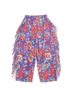 Beverly Floral Fringe Pants