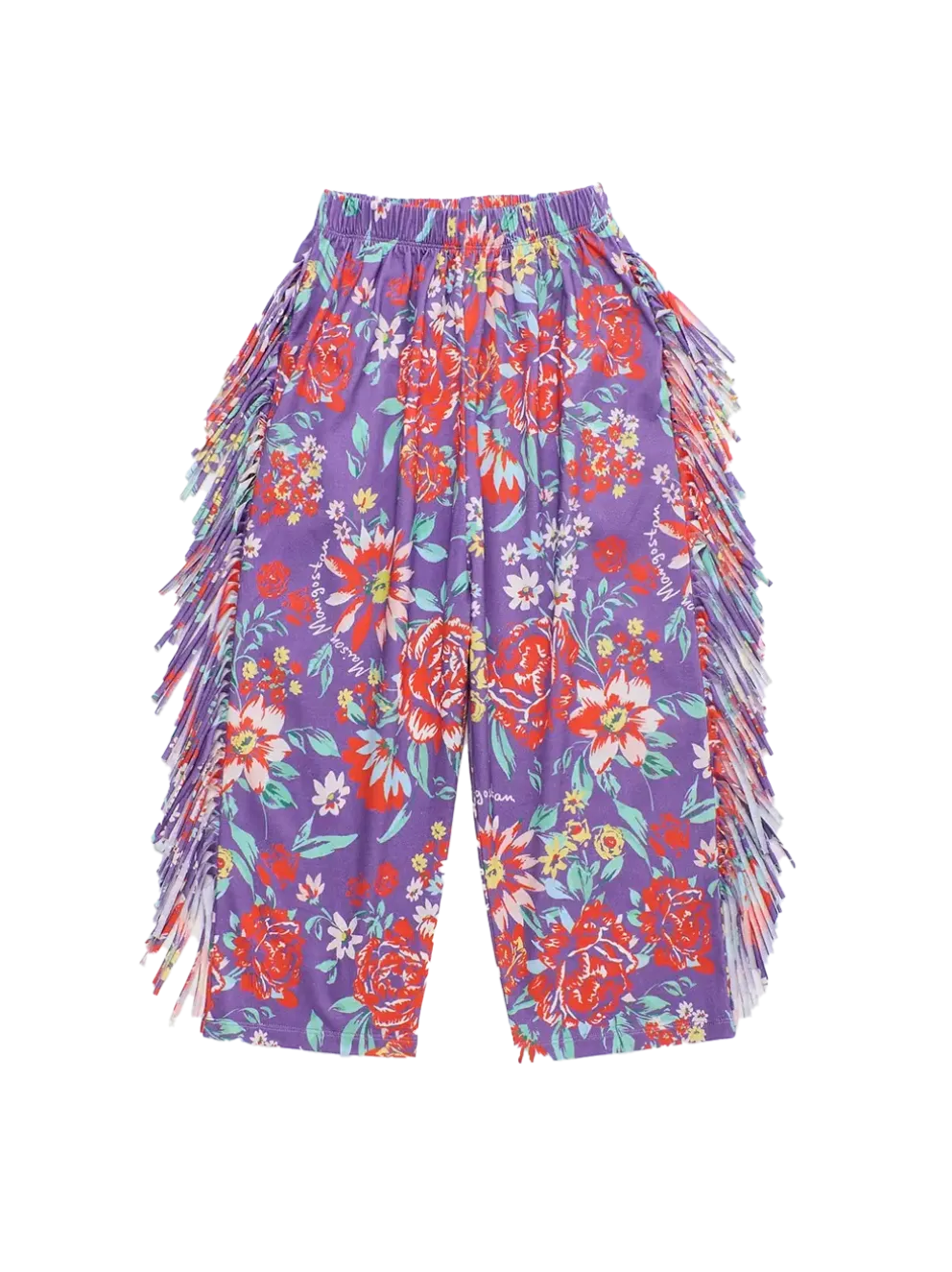 Beverly Floral Fringe Pants