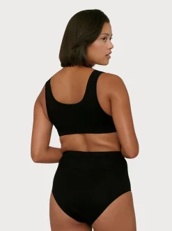 Biustonosz tank top z prążkowanej bawełny organicznej