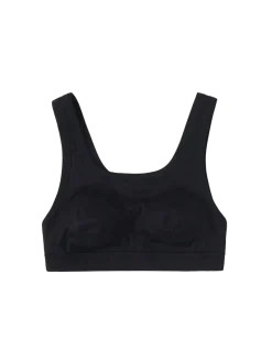 Biustonosz tank top z prążkowanej bawełny organicznej