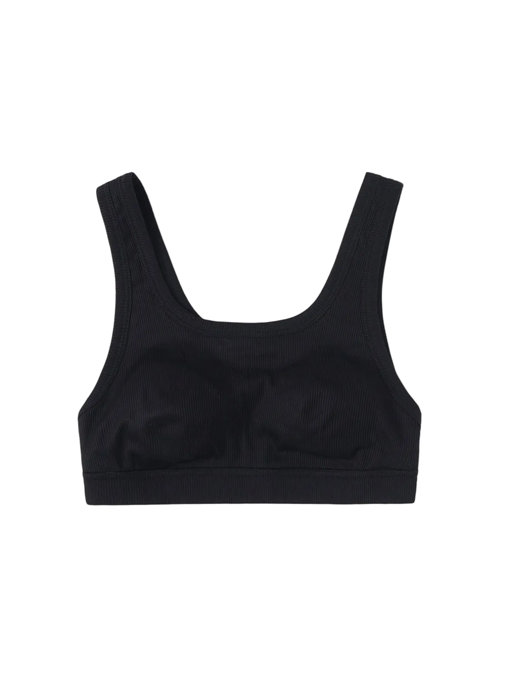 Biustonosz tank top z prążkowanej bawełny organicznej