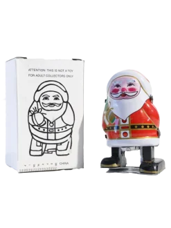 Blaszana retro zabawka Święty Mikołaj