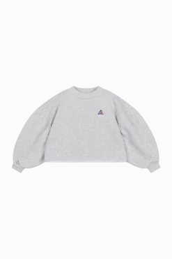 Bluza Crop Heart Sweater
