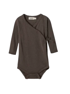 Body kopertowe z wełny merino Belita Pointelle