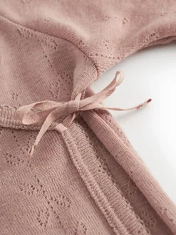 Body kopertowe z wełny merino Belita Pointelle