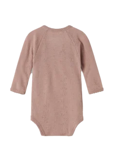 Body kopertowe z wełny merino Belita Pointelle