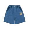 Broccoli Stripe Denim Shorts