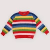 Canela Jumper Tulip Red Multicolor Stripes