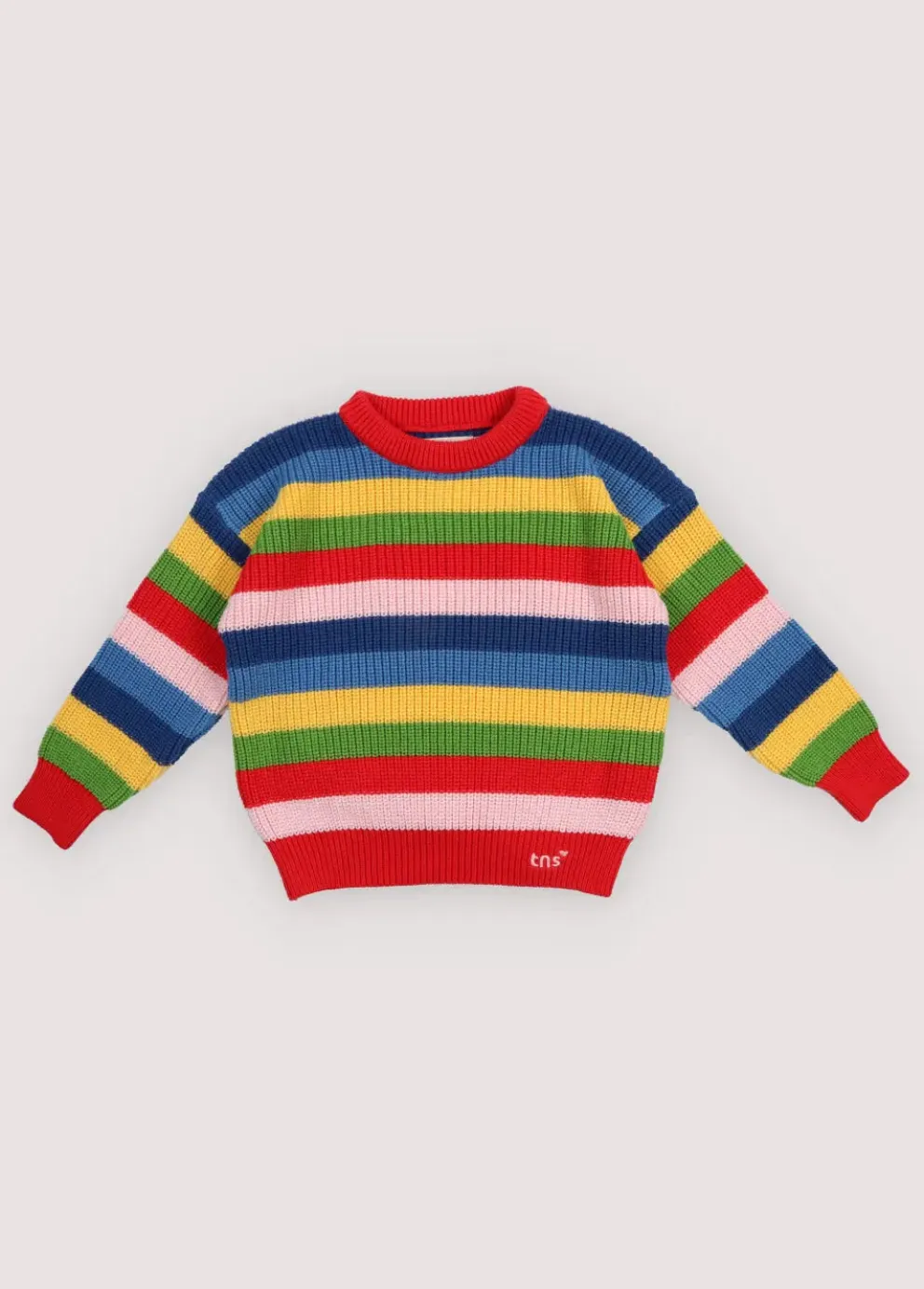 Canela Jumper Tulip Red Multicolor Stripes