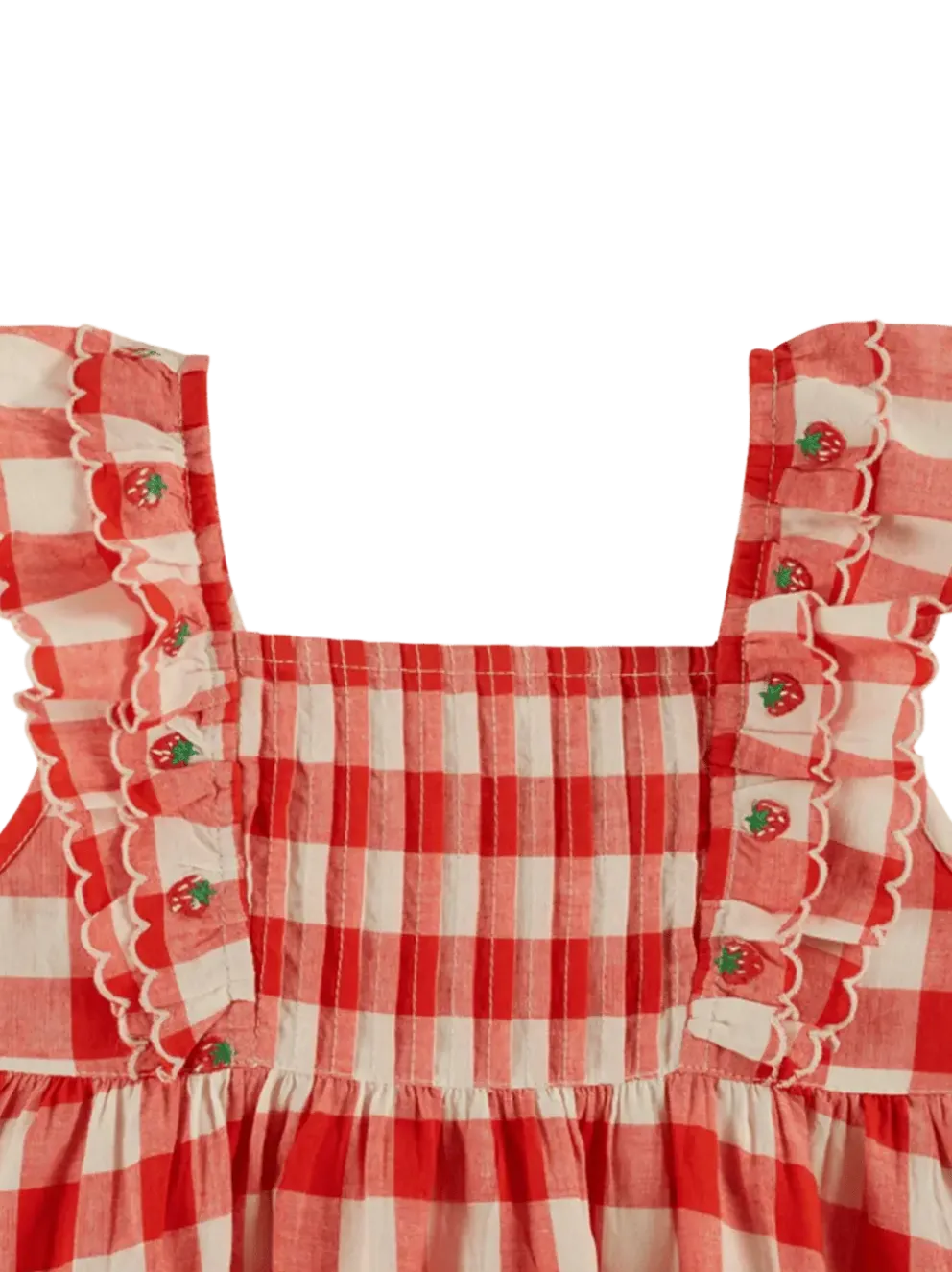 Carreau Embroidery Dress