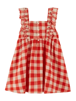 Carreau Embroidery Dress