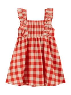 Carreau Embroidery Dress
