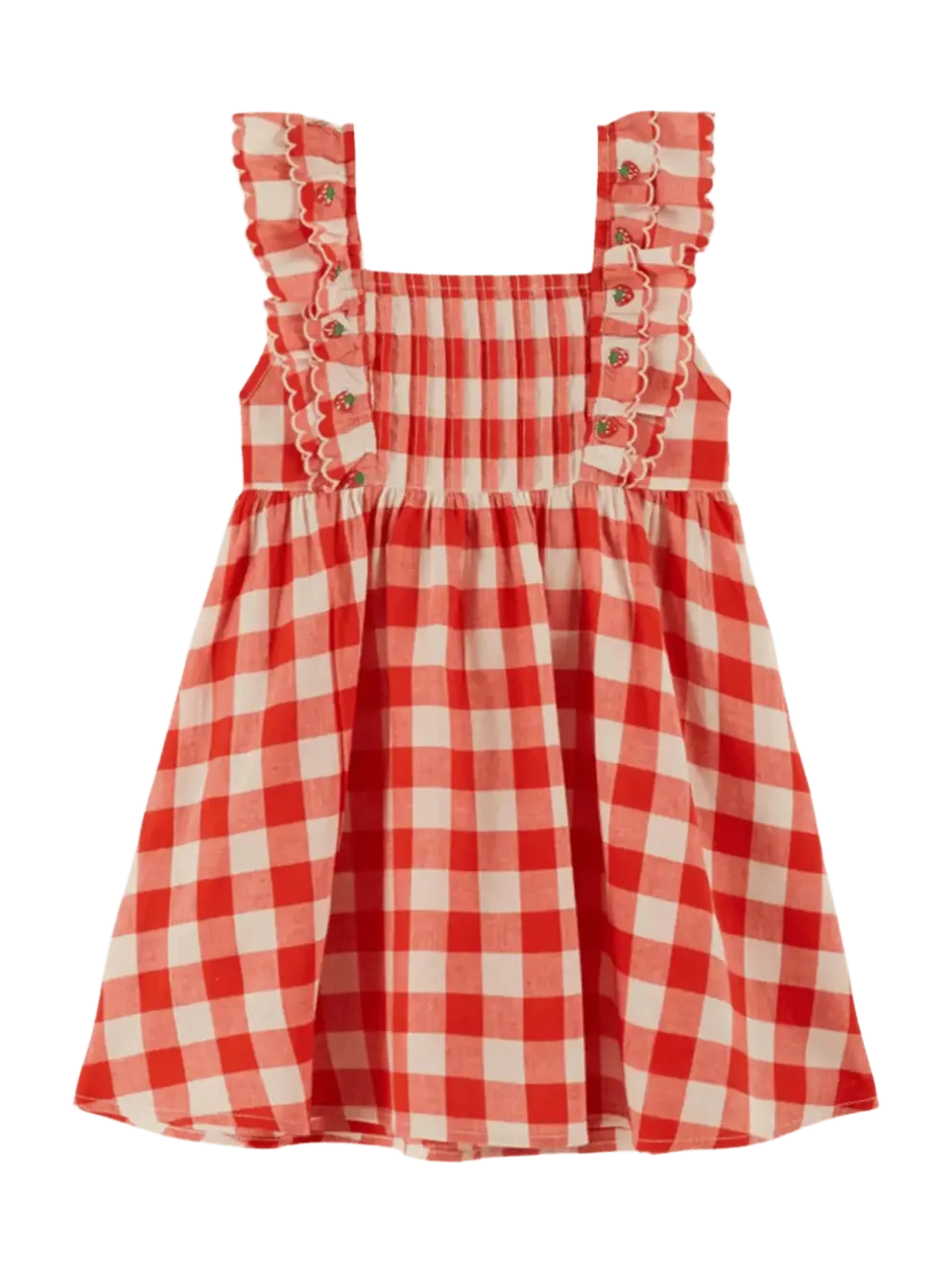 Carreau Embroidery Dress