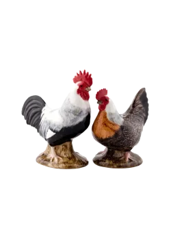 Ceramiczne figurki na sól i pieprz