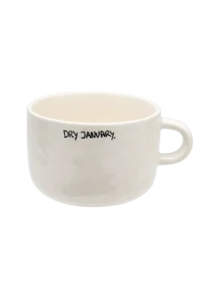 Ceramiczny kubek do cappuccino Dry January
