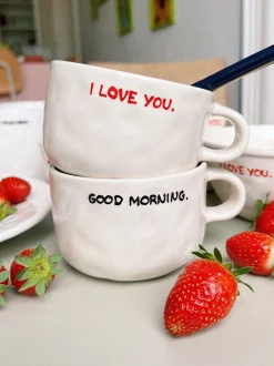Ceramiczny kubek do cappuccino I Love You
