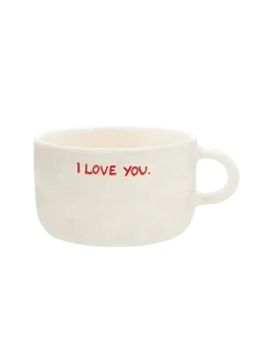 Ceramiczny kubek do cappuccino I Love You