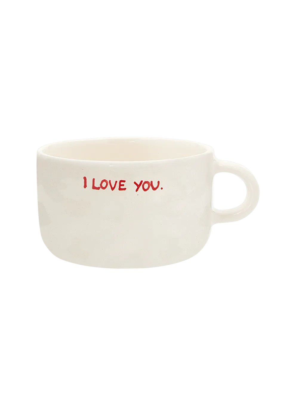 Ceramiczny kubek do cappuccino I Love You