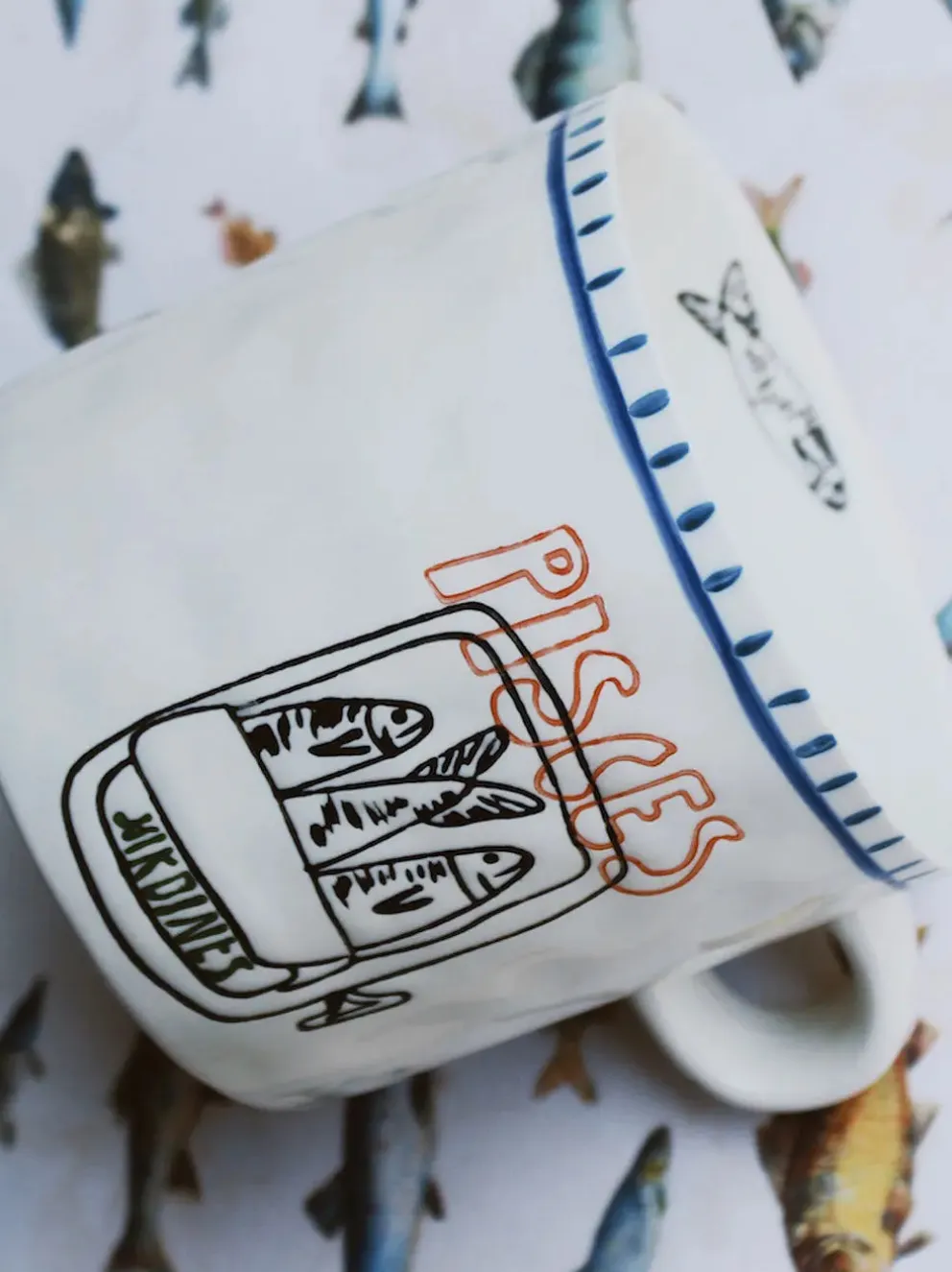 Ceramiczny kubek Zodiac Ryby