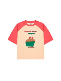 Cherry Cupcake Raglan T-shirt