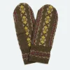 Ciara fair isle knit mittens