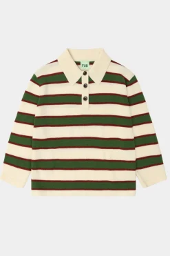 Cienka bluza merino Striped Polo
