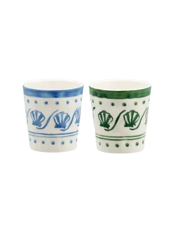 Coastal Charm Coffee Cup Set of 2