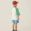 Color Block Green Tshirt