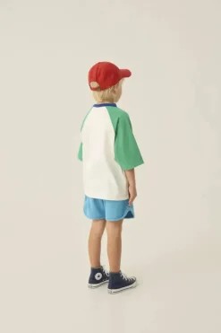 Color Block Green Tshirt