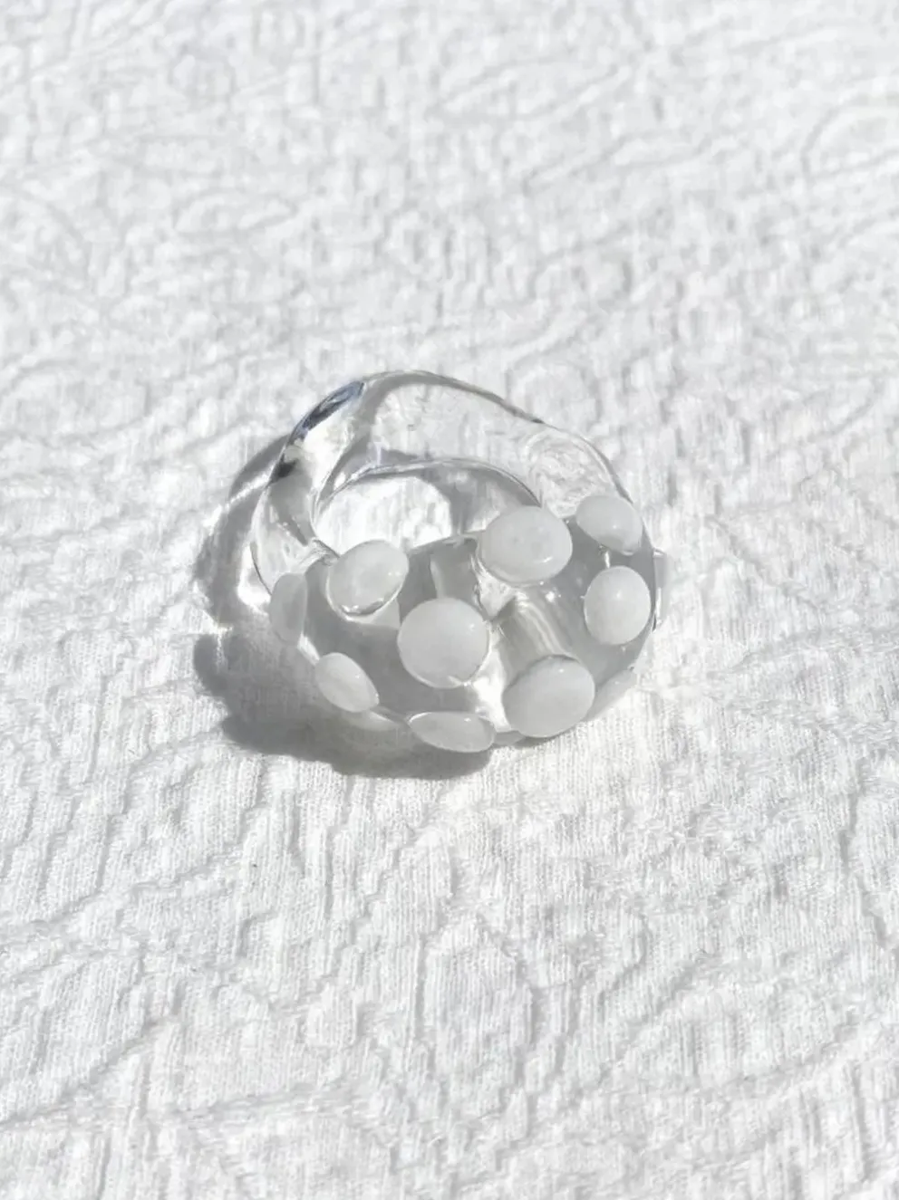 Confetti Glass Ring