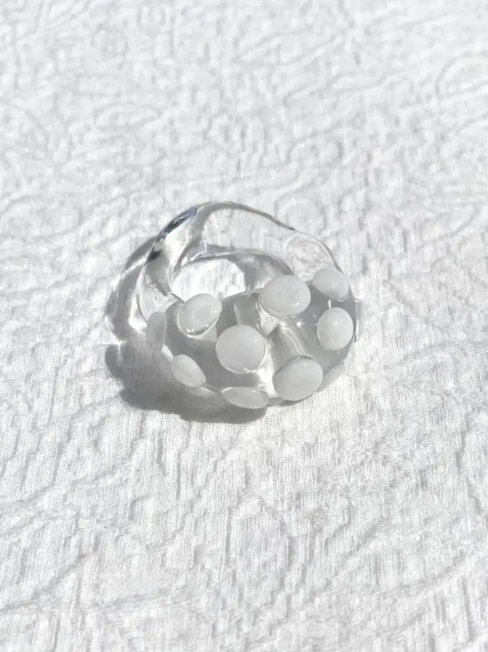 Confetti Glass Ring