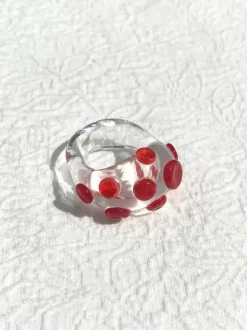 Confetti Glass Ring
