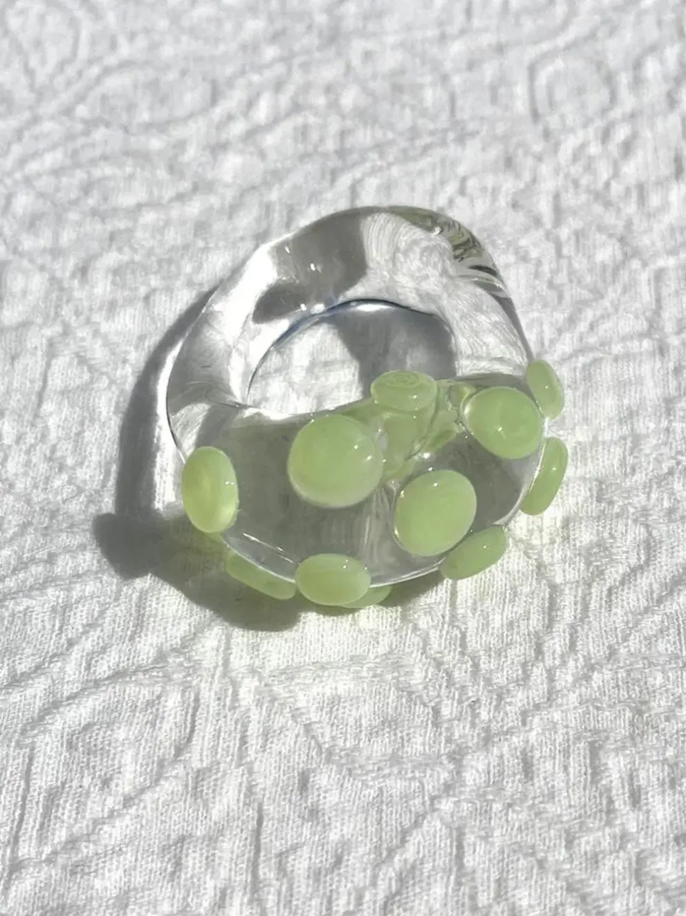 Confetti Glass Ring