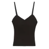 Cotton & Silk Ribbed Tank Top