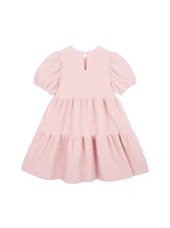 Crinkled Puff Dress