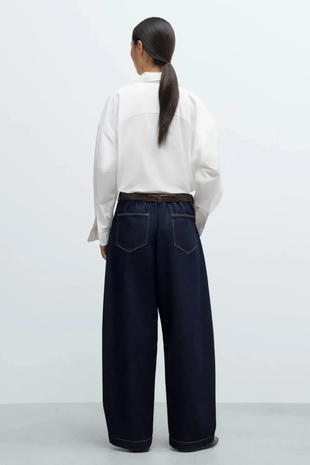 Curved Baggy Jeans