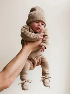 Czapka niemowlęca merino Beanie Newborn 0+