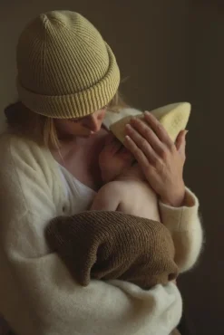 Czapka niemowlęca merino Beanie Newborn 0+