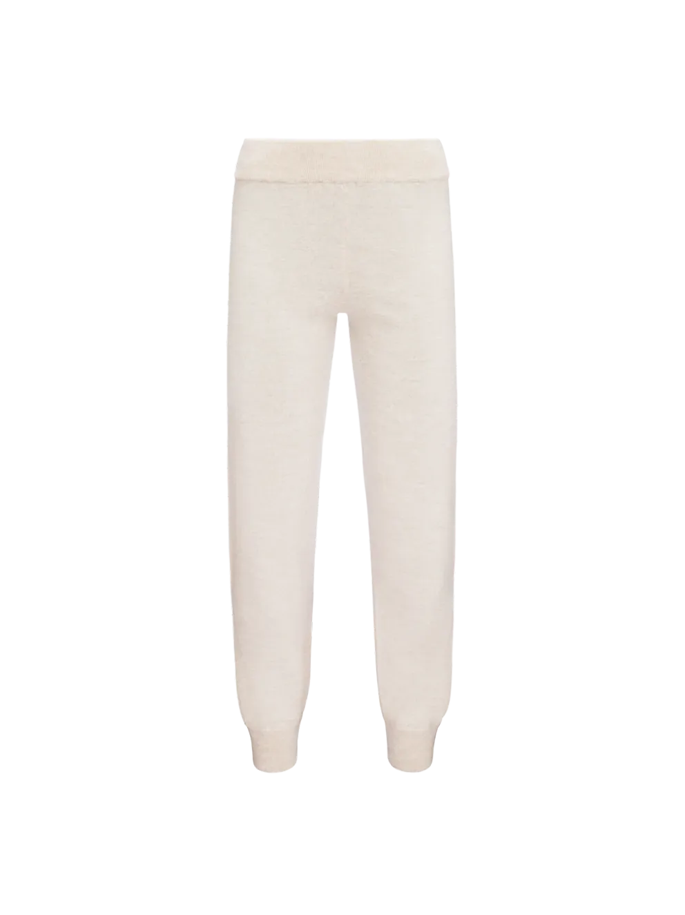 Damskie spodnie joggery z wełny merino