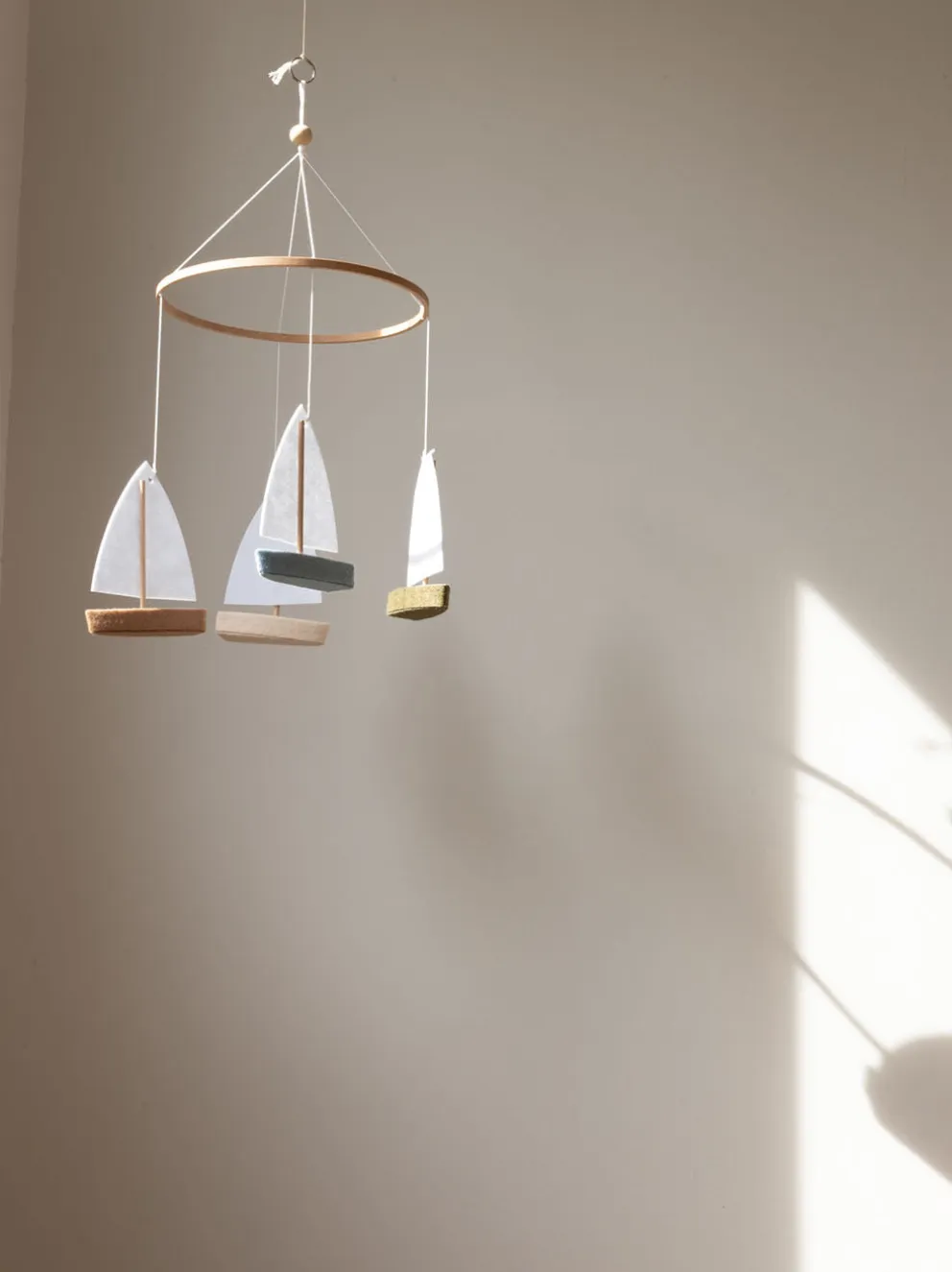 Dekoracyjny mobil Sailboats